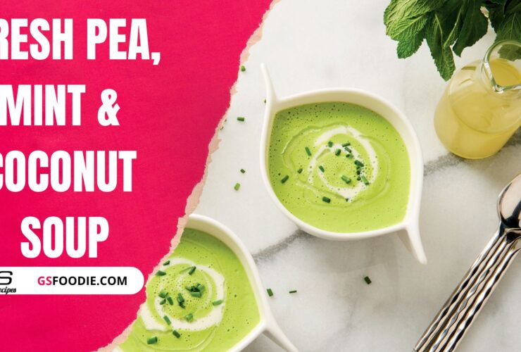 Fresh Pea, Mint & Coconut Soup