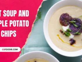 Root Soup and Purple Potato Chips